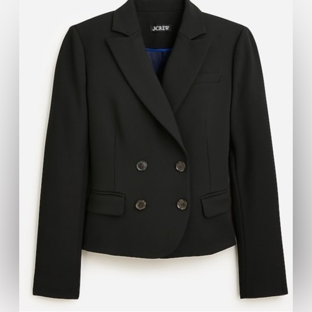 NWOt JCrew Slim-fit double-breasted blazer in four-season stretch - Picture 5 of 9